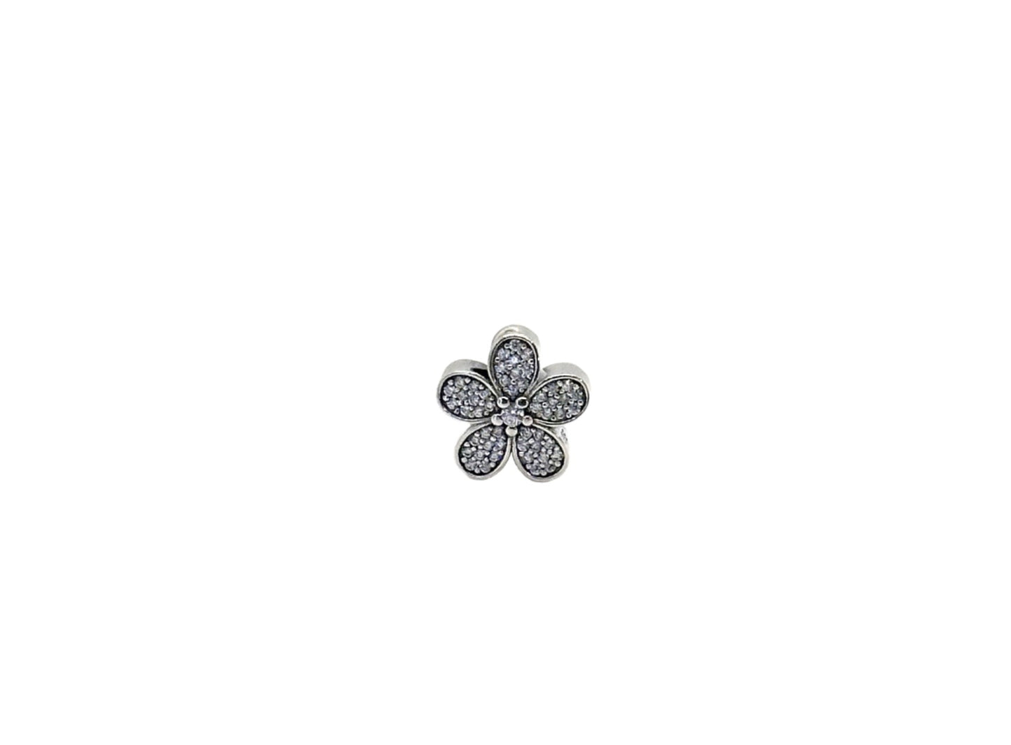 Sparkling flower charm